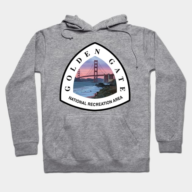 Golden Gate National Recreation Area trail marker Hoodie by nylebuss